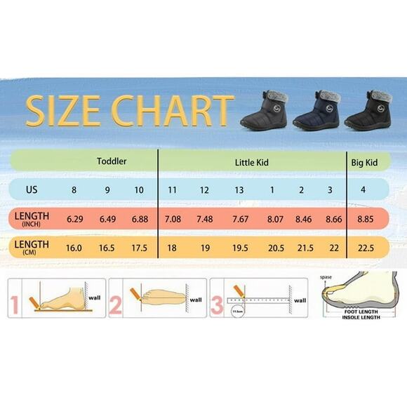 Aizonme Women’s Gray Winter Snow Boots Size 9 Faux Fur Lined, Non-Slip Sole - Picture 4 of 10